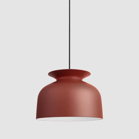 commercial dining red hanging lamp