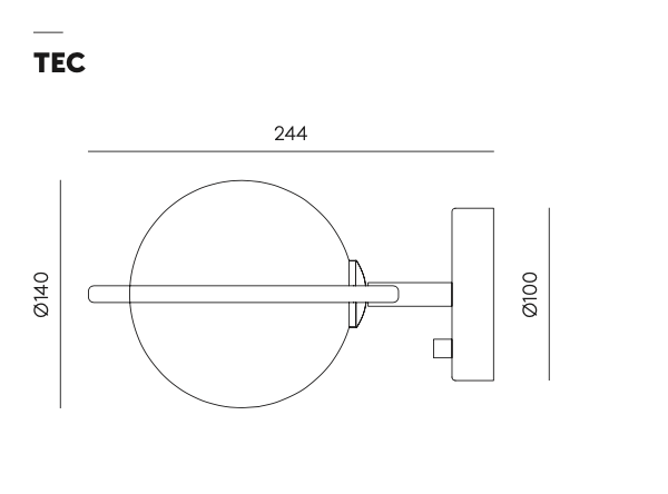 Abbacus Wall Lamp by Aromas Del Campo