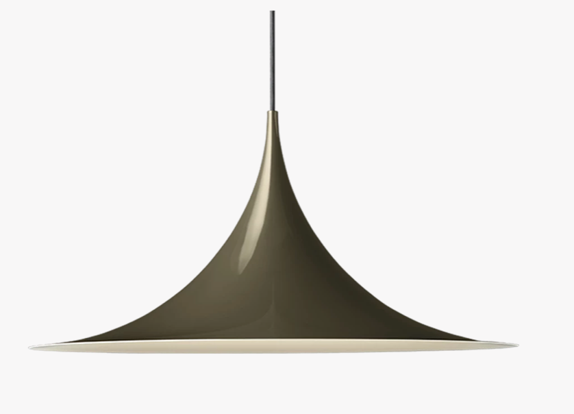 olive grey green pendant lamps 