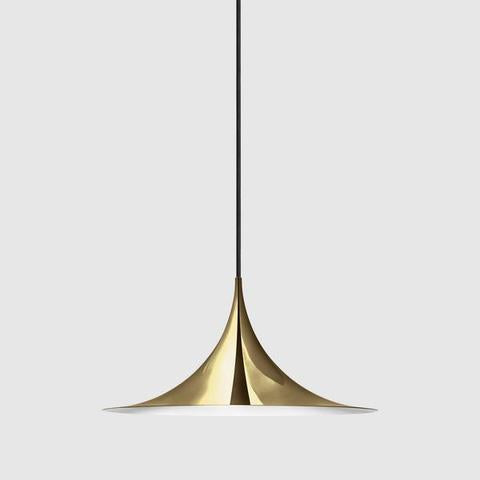 Gold brass hanging light