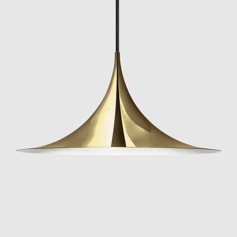 gold fold hanging lamp