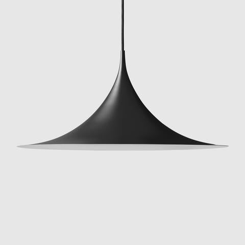 Black matt simple hanging light