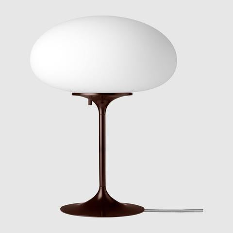 white glass table lamp 