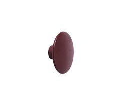 Dots (Wood) Burgundy ø9cm