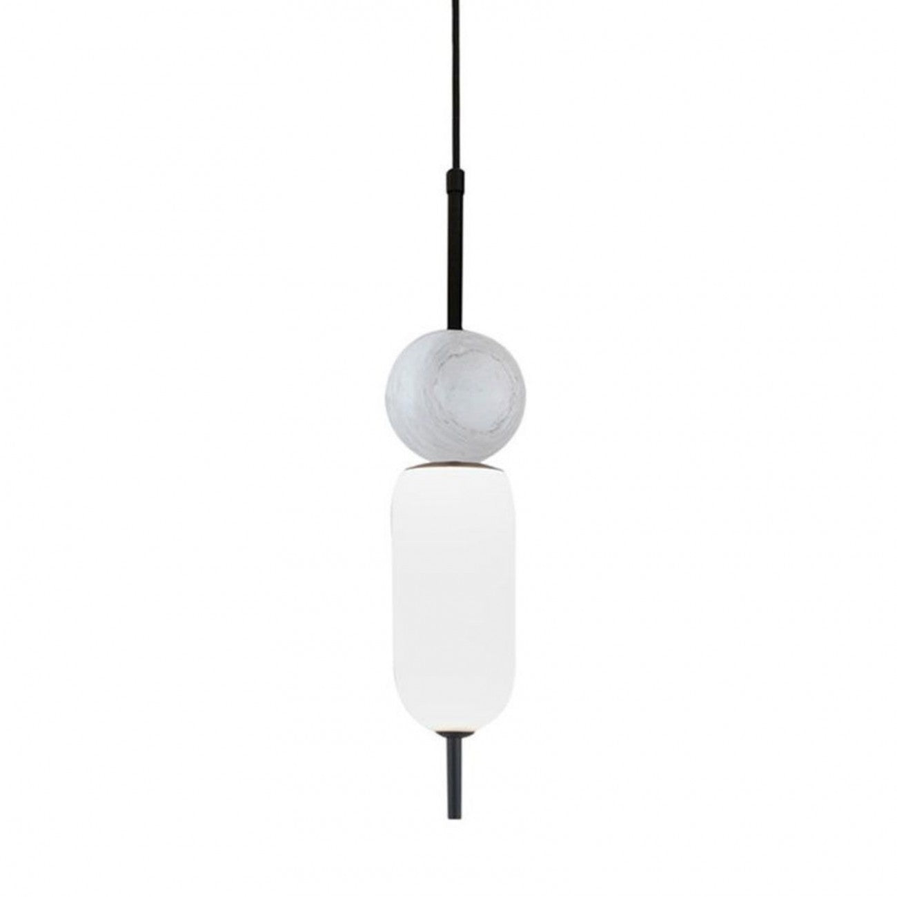 marble hanging lights